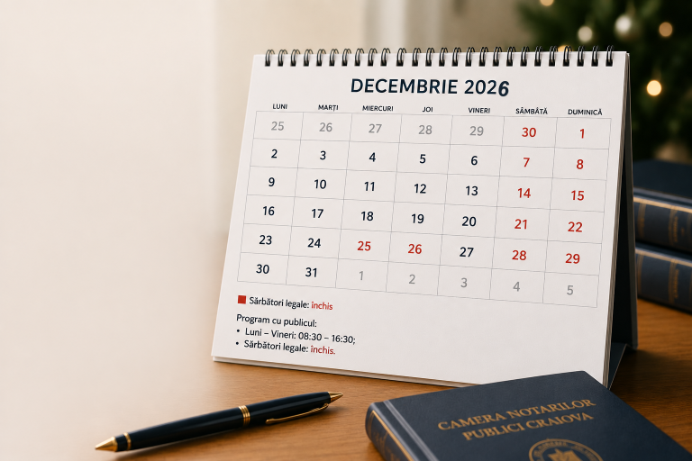 Program cu publicul în perioada sărbătorilor legale